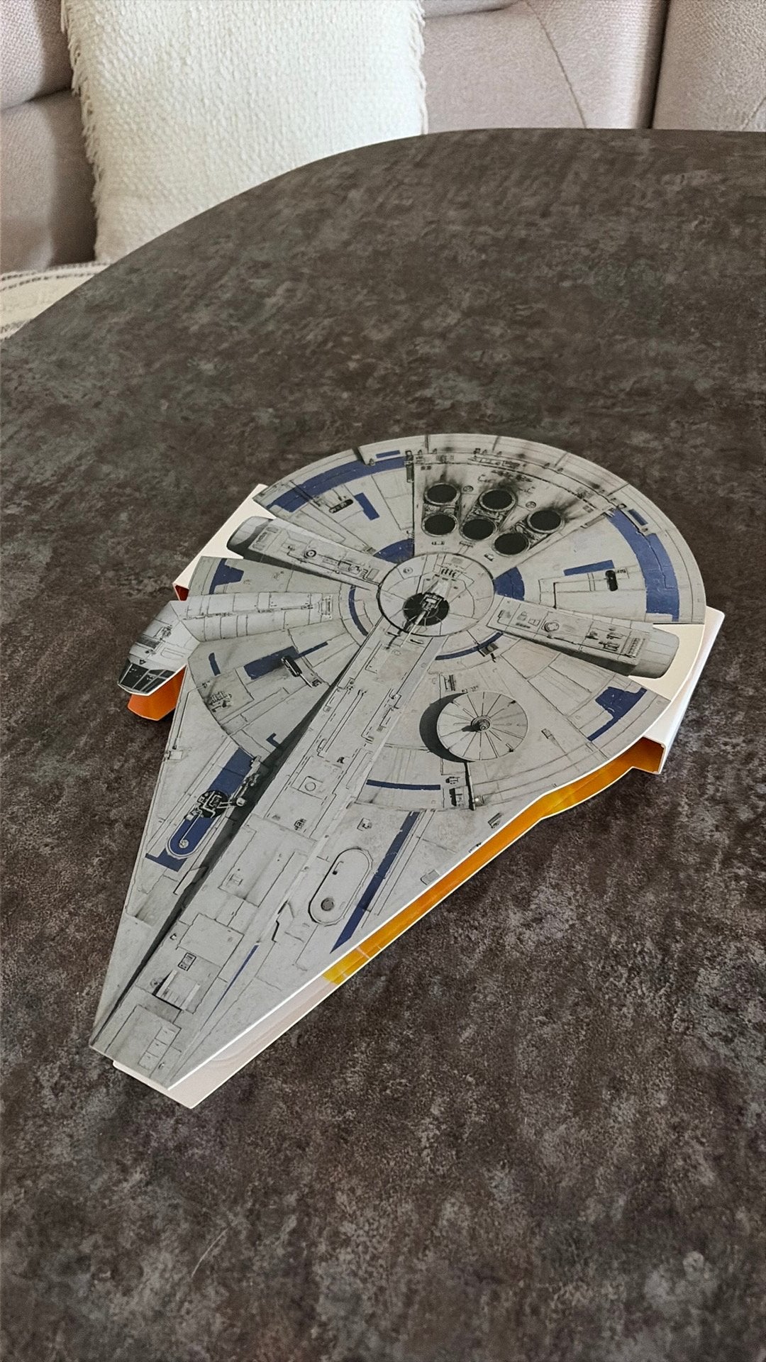 Star wars emte millenium falcon compleet!, Ophalen, Zo goed als nieuw, Actiefiguurtje