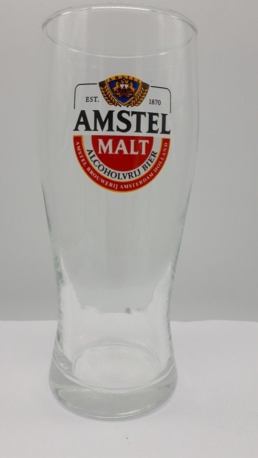 Amstel Bierglas Malt, Ophalen of Verzenden, Zo goed als nieuw, Glas of Glazen, Amstel