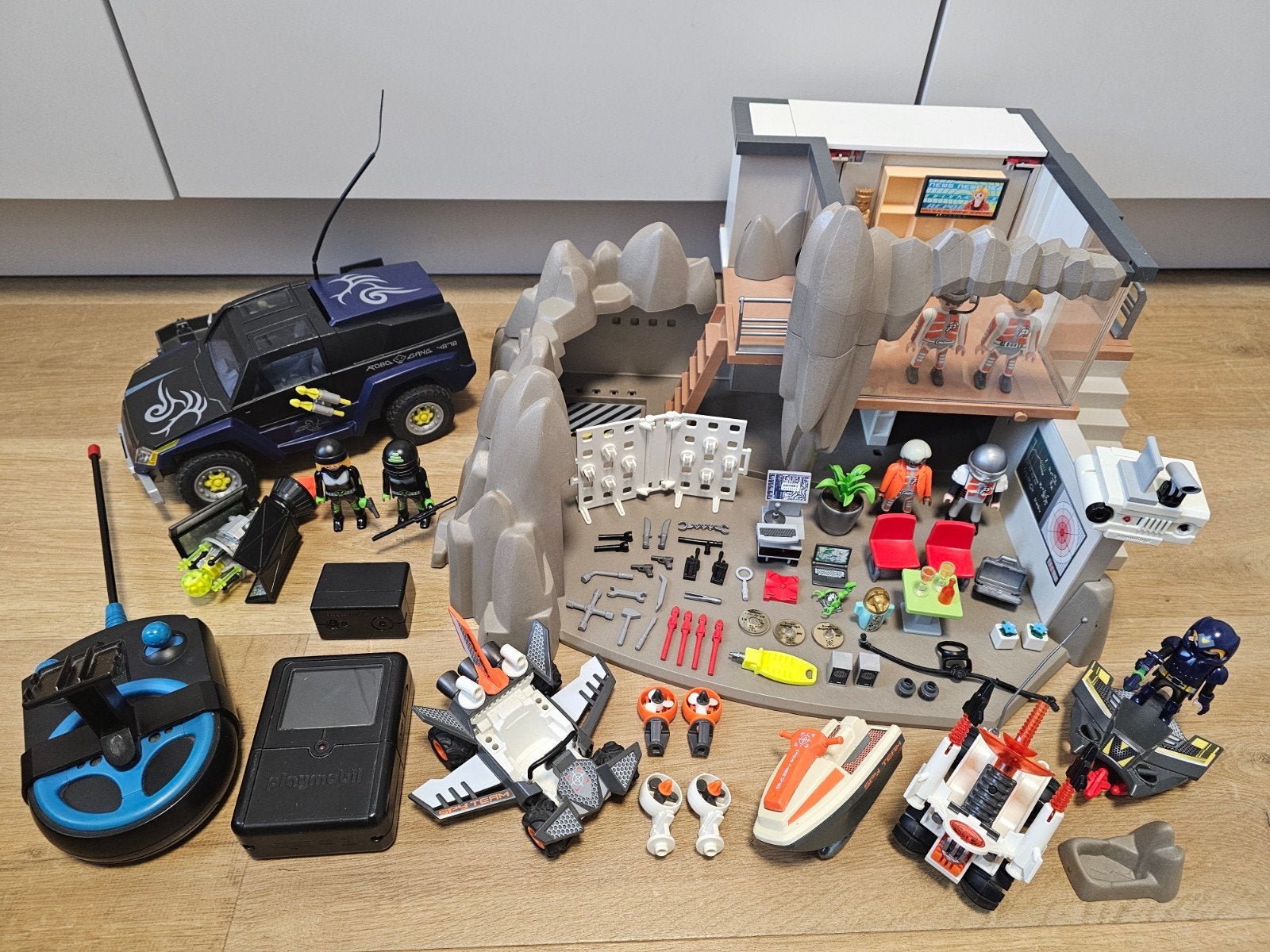 Playmobil 4875 top agents hoofdkwartier, auto, rc module, Ophalen of Verzenden, Gebruikt