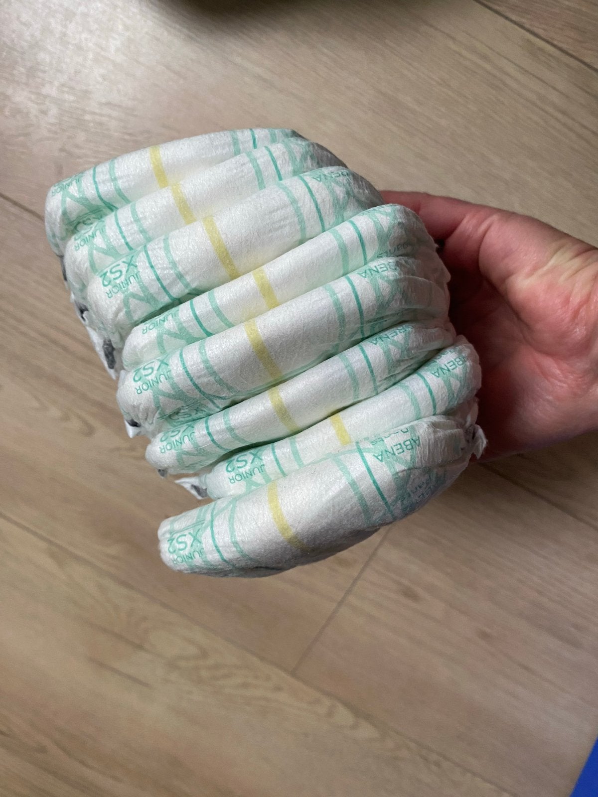Abena nachtluierbroekjes / pants, maat junior XS2, Ophalen of Verzenden, Zo goed als nieuw