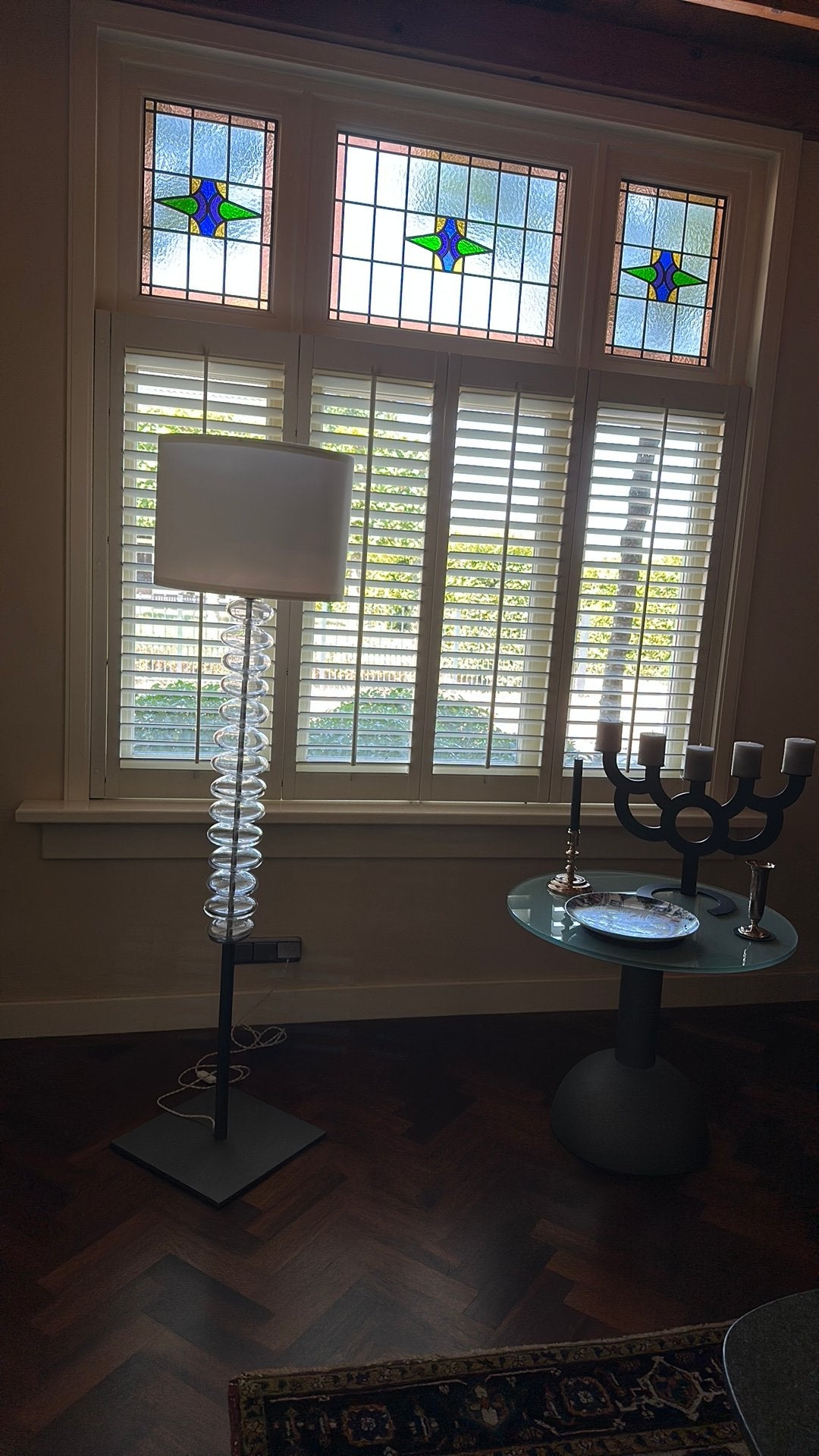Staande lamp Fede Poltrona Frau, Verzenden, Zo goed als nieuw, Glas, 150 tot 200 cm