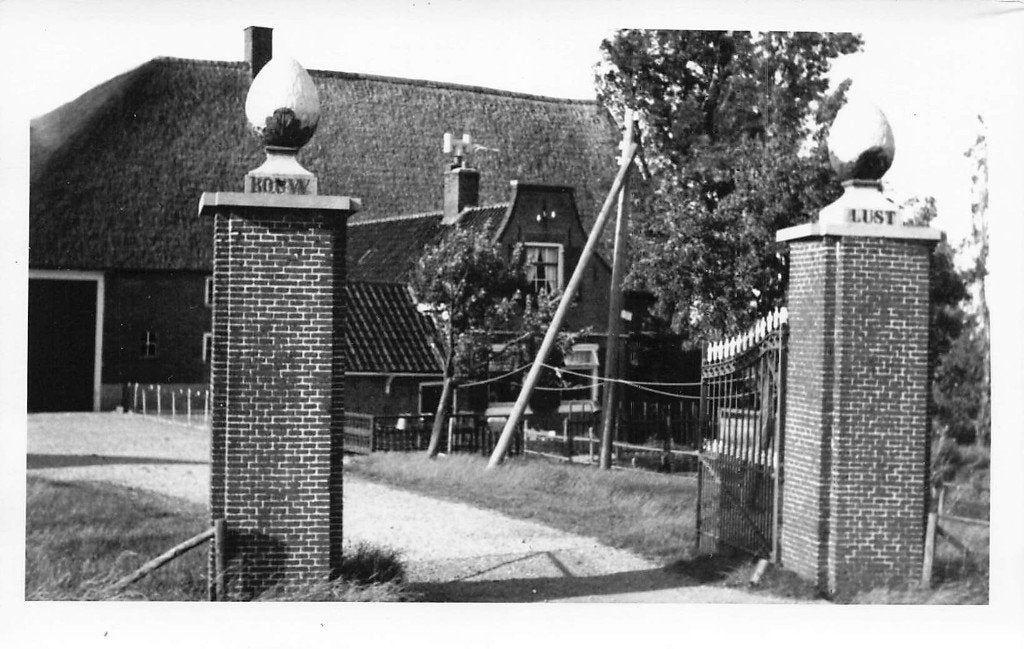 JO910 Fotokaart Hekelingen Boerderij Bouwlust 1965, Verzenden, 1960 tot 1980, Ongelopen, Zuid-Holland