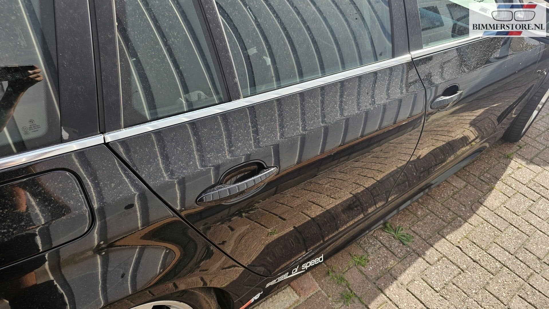Deur portier rechts achterzijde BMW 5-serie E61 + LCi  kleur, Gebruikt, -, Deur, Achter