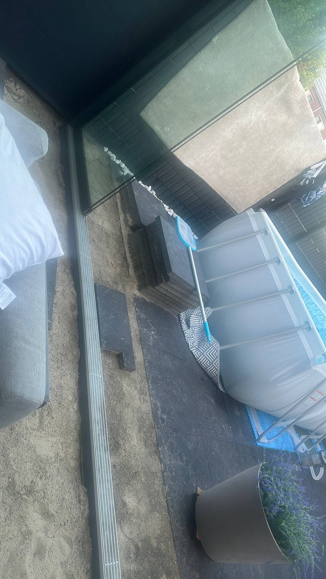 Betontegels snijden, Tuin en Terras, Overkappingen, Ophalen of Verzenden, Zo goed als nieuw