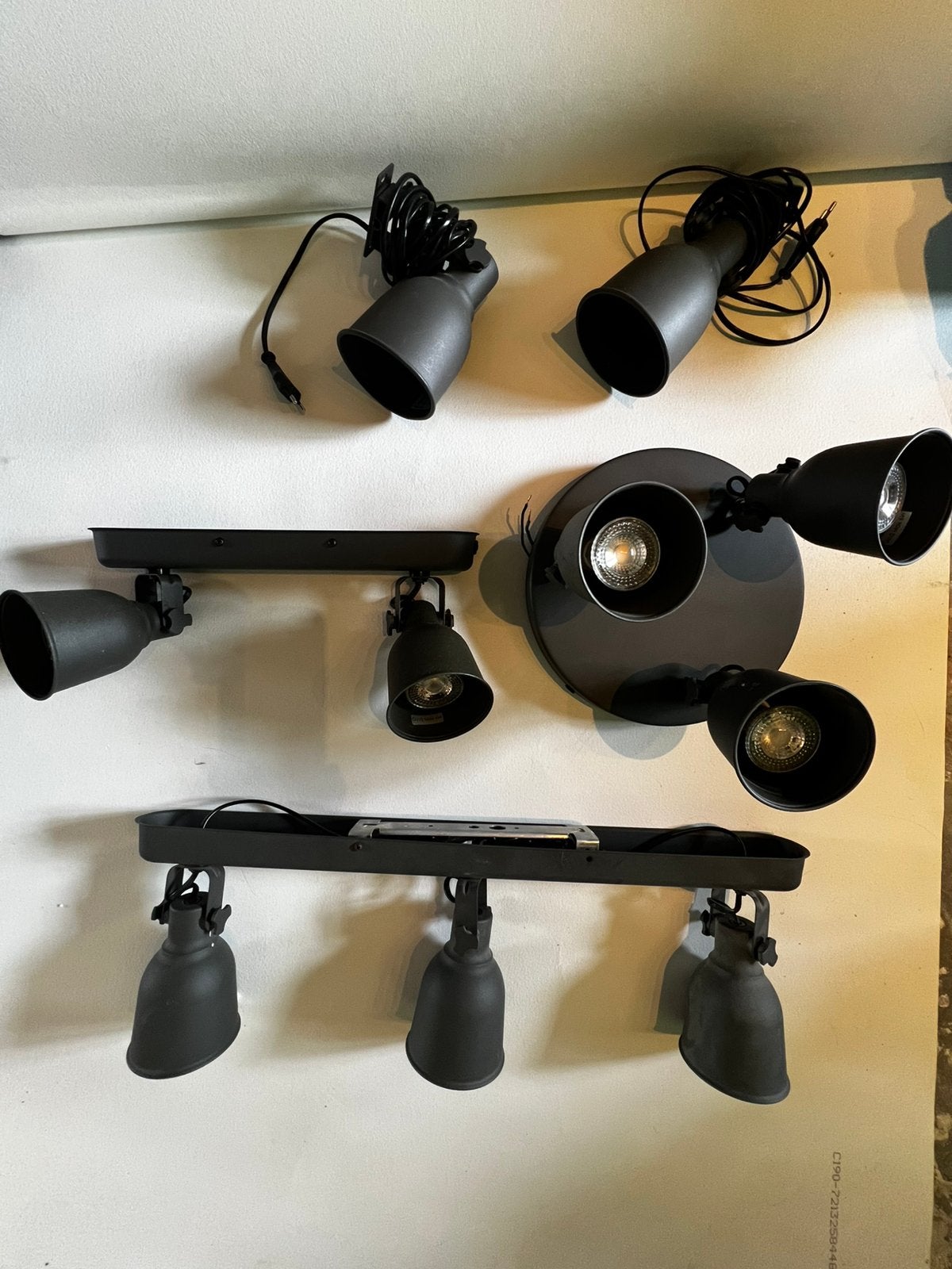 Ikea lampen, Ophalen, Gebruikt, IKEA, Plafondspot of Wandspot