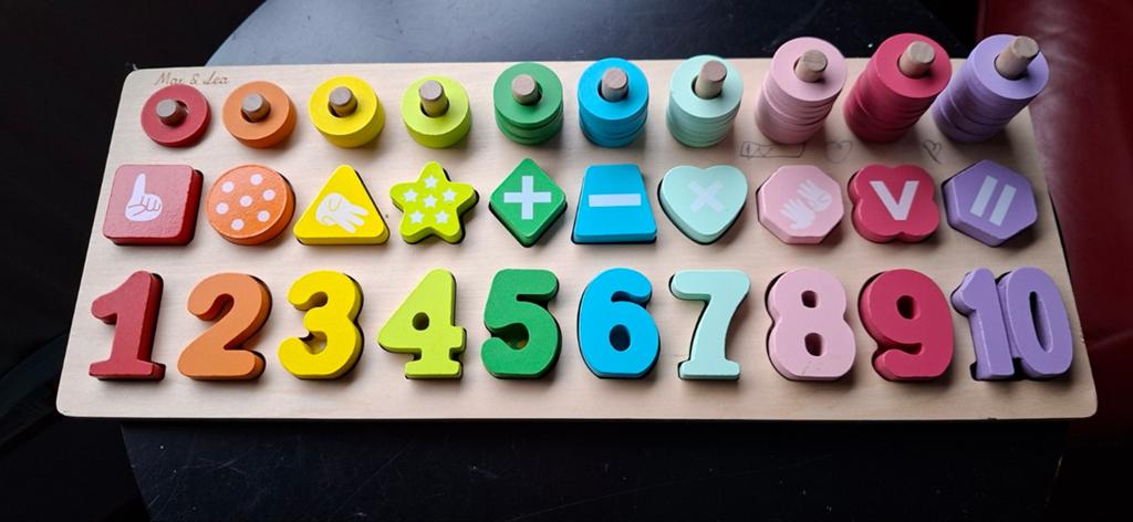 Max & Lea houten spelbord 3+, Kinderen en Baby's, Speelgoed | Educatief en Creatief, Ophalen of Verzenden, Gebruikt