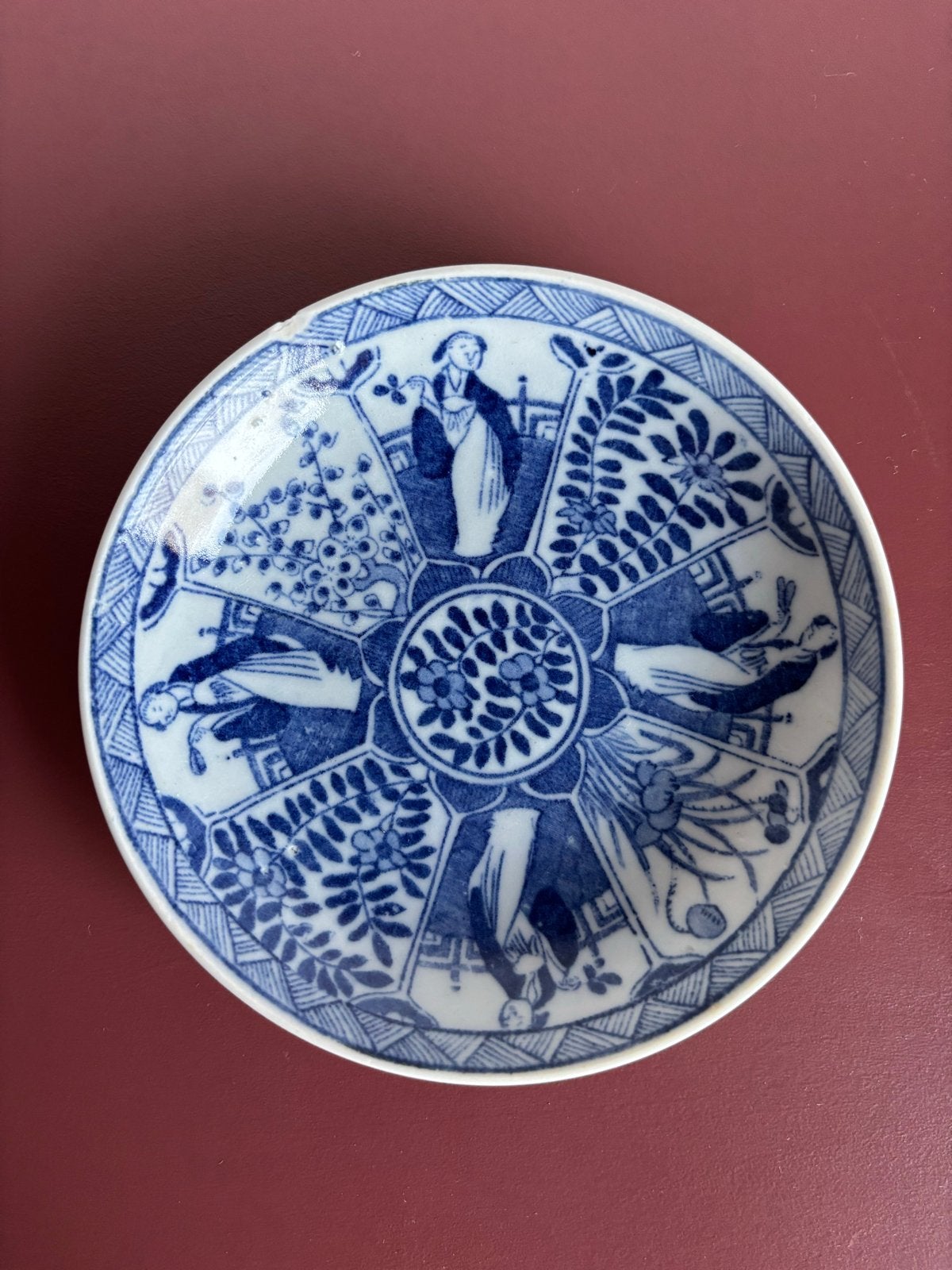 Antiek Mosa Maastricht ‘Lange Lijs’ schoteltje (1895-1935), Antiek en Kunst, Ophalen of Verzenden