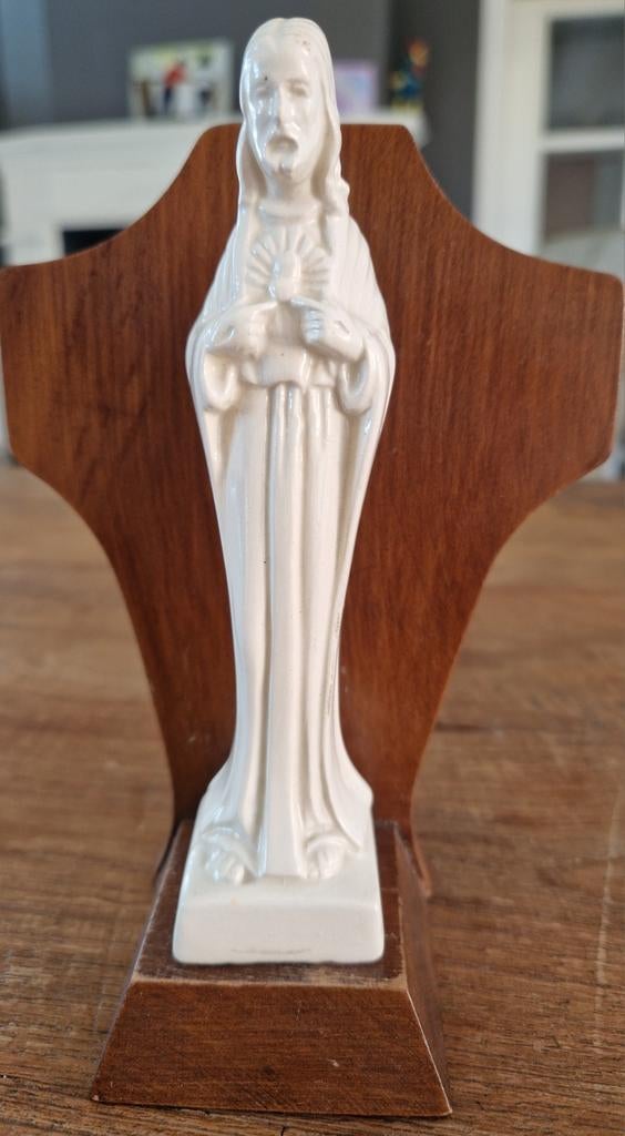 Vintage Art Deco Heilig Hart Jezus beeld - St. Joseph Venlo, Antiek en Kunst, Antiek | Religie, Ophalen of Verzenden