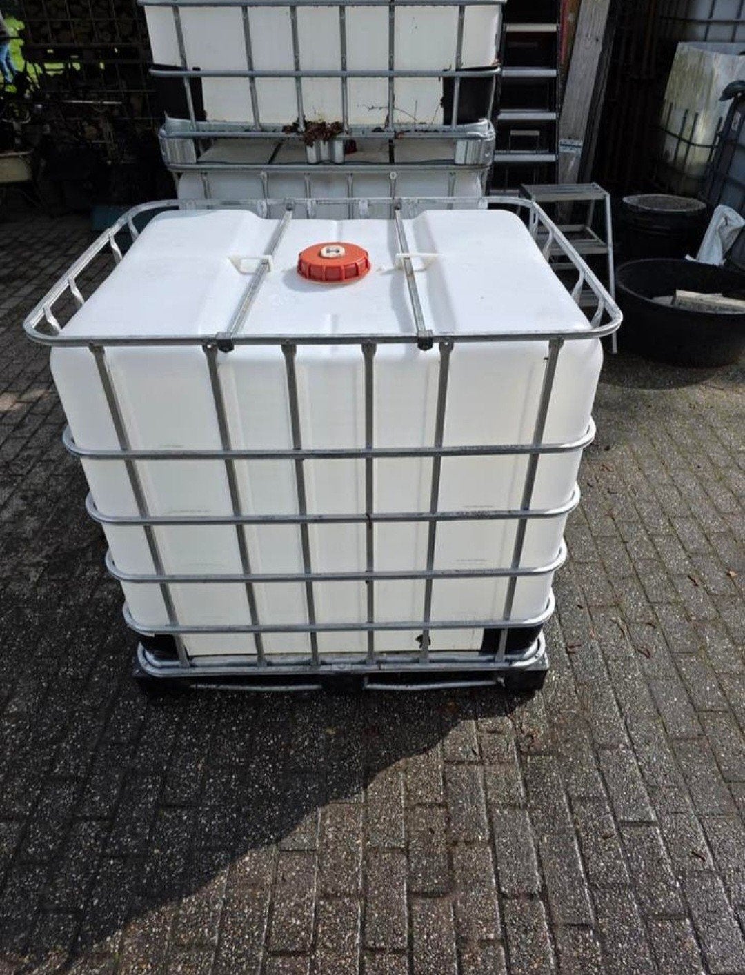 Schoongespoelde IBC vaten, regenton van 1000l, 150 liter of meer, Ophalen