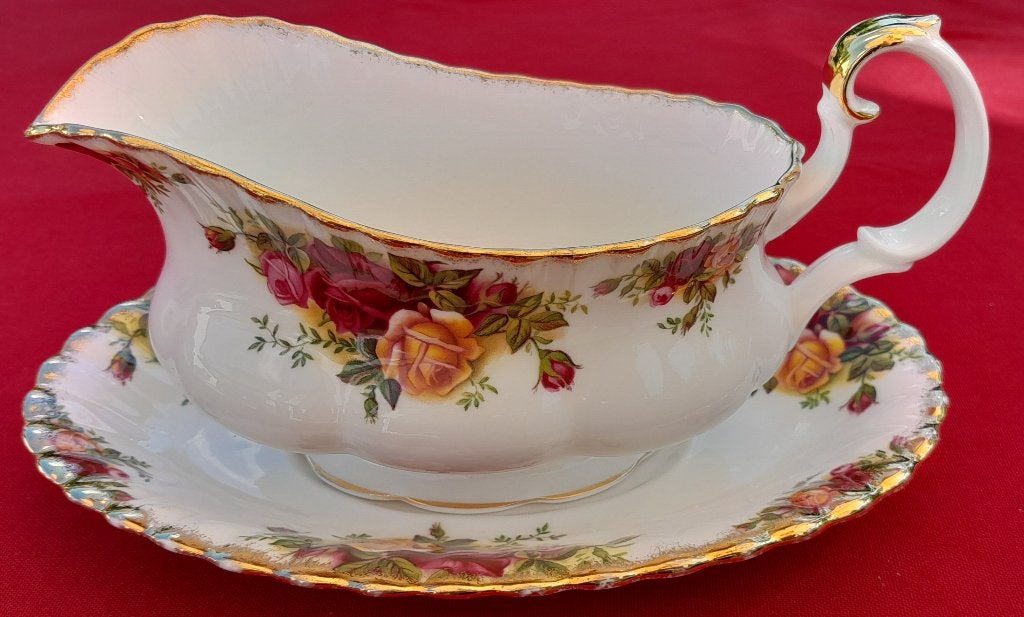 Royal Albert - sauskom en schotel, Ophalen of Verzenden