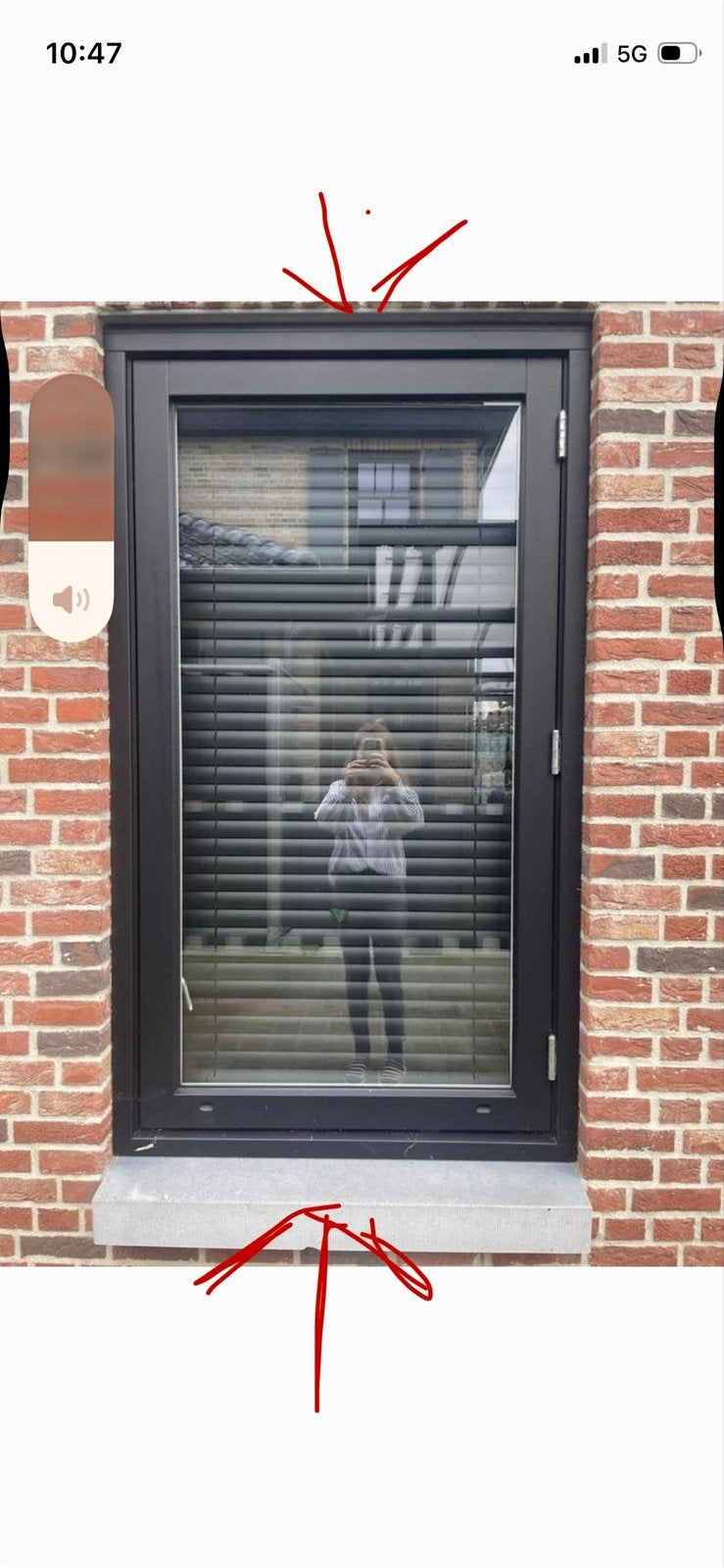 Houten raamkozijn met Belgisch hardsteen dorpel, Gevelraam of Ruit, Gebruikt, 80 tot 120 cm, Dubbelglas