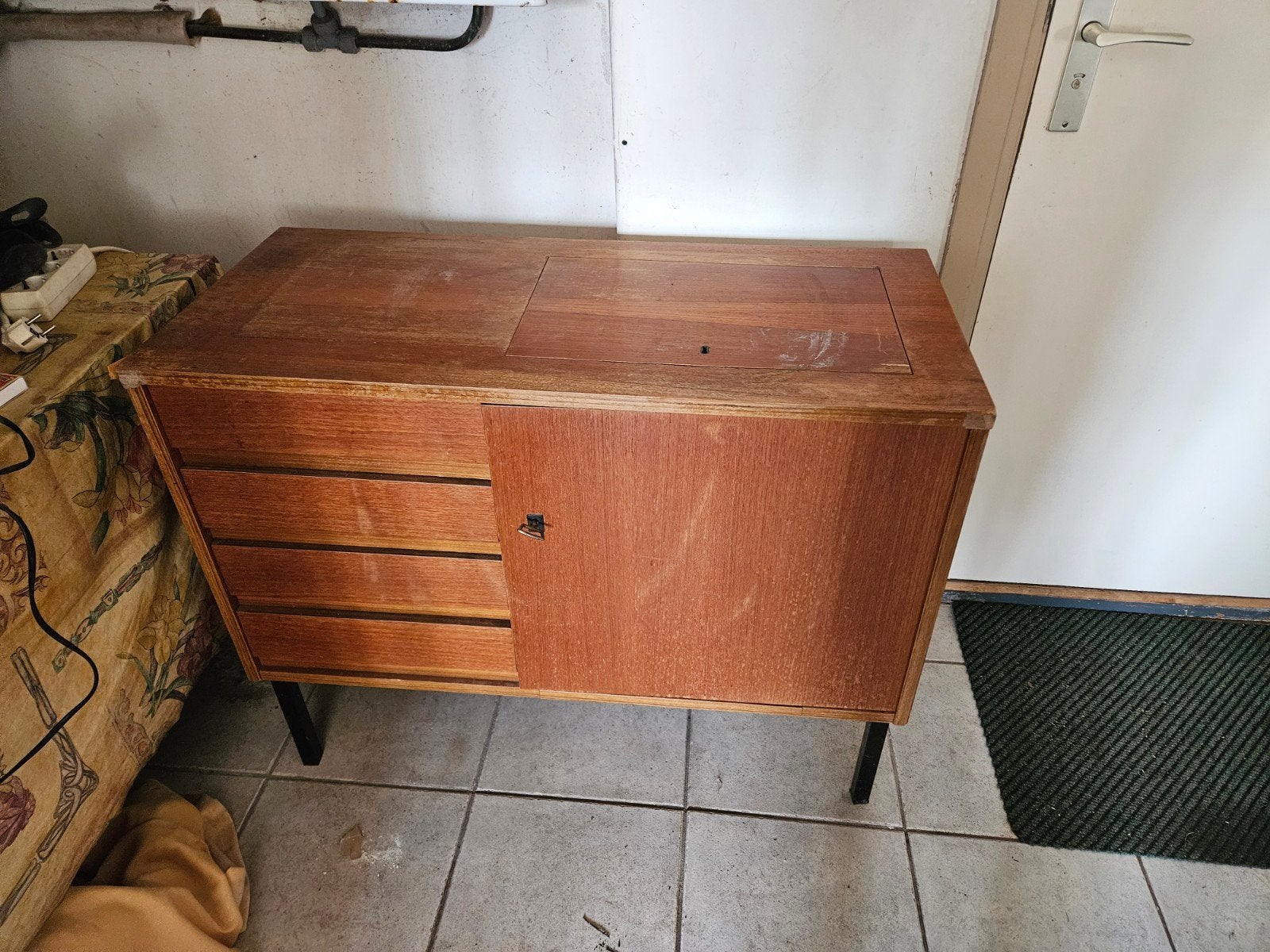 Singer Naaimachine Type 533 met Kast en Toebehoren, Ophalen, Gebruikt, Naaimachine, Singer