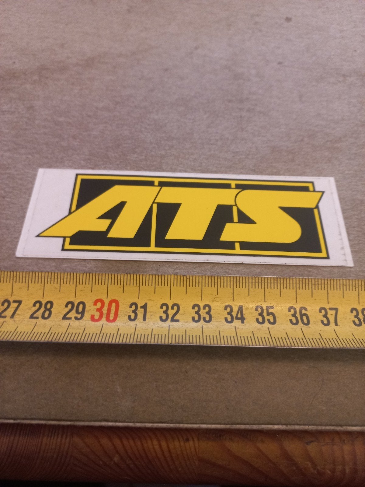 ATS sticker / - Vintage auto-onderdeel, Ophalen of Verzenden, Auto of Motor