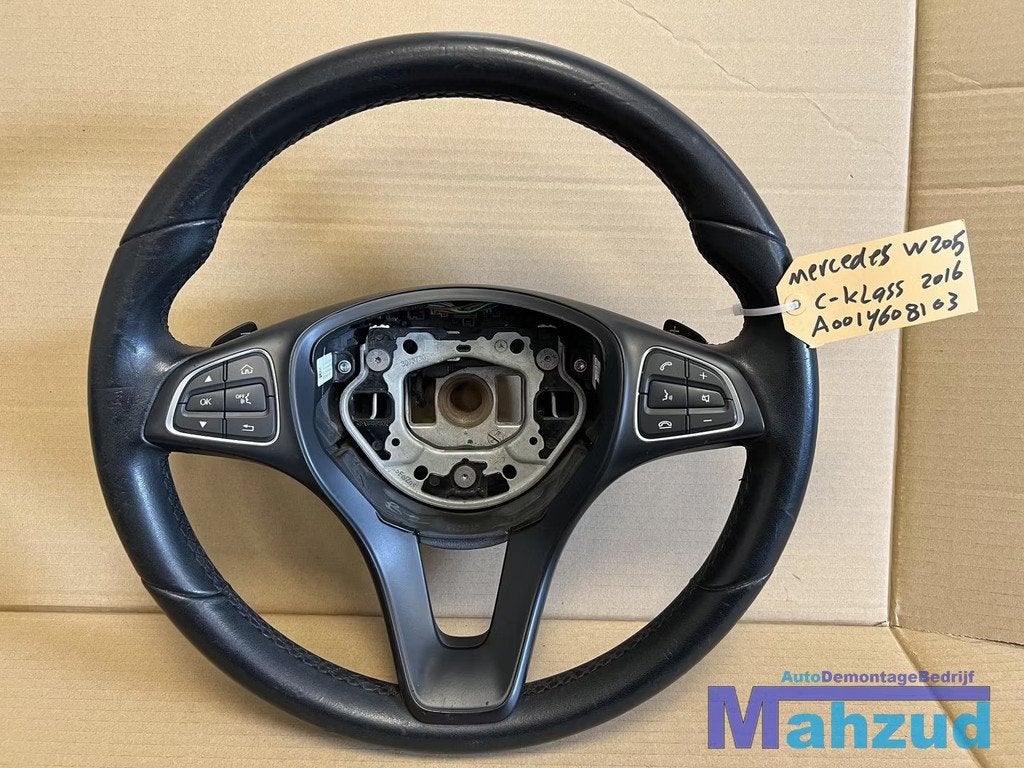 MERCEDES C KLASSE W205 GLC X253 Stuurwiel stuur met flipper, Gebruikt, Mercedes-Benz AG, Mercedes-Benz, Ophalen of Verzenden