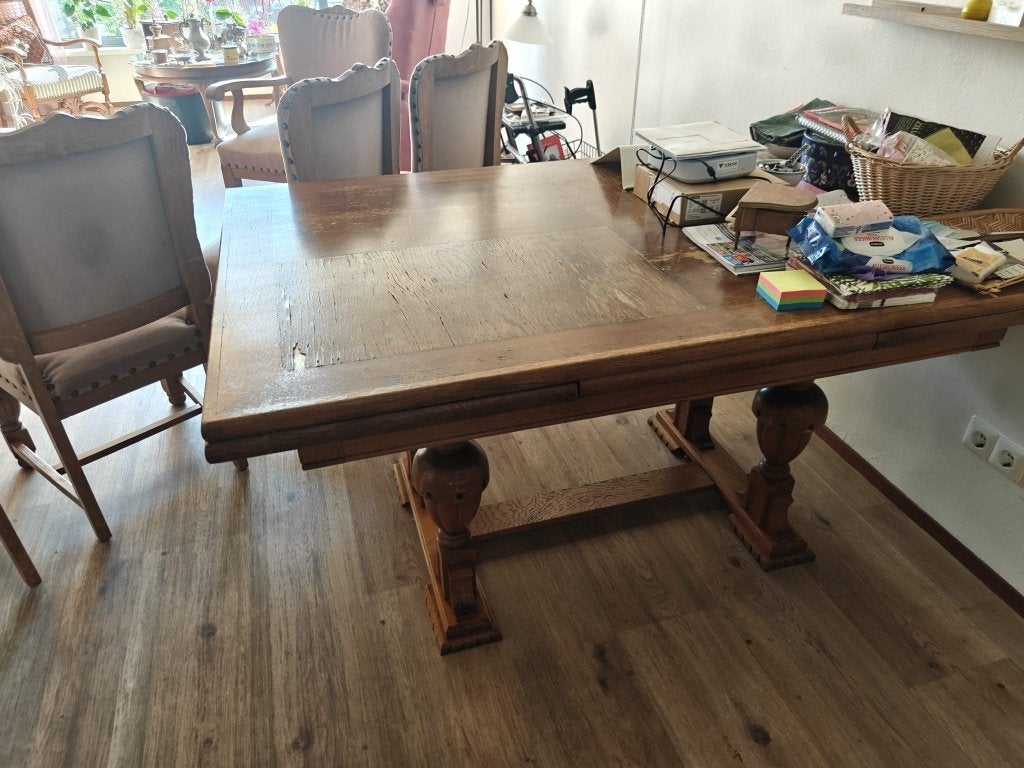 Eettafel, Ophalen