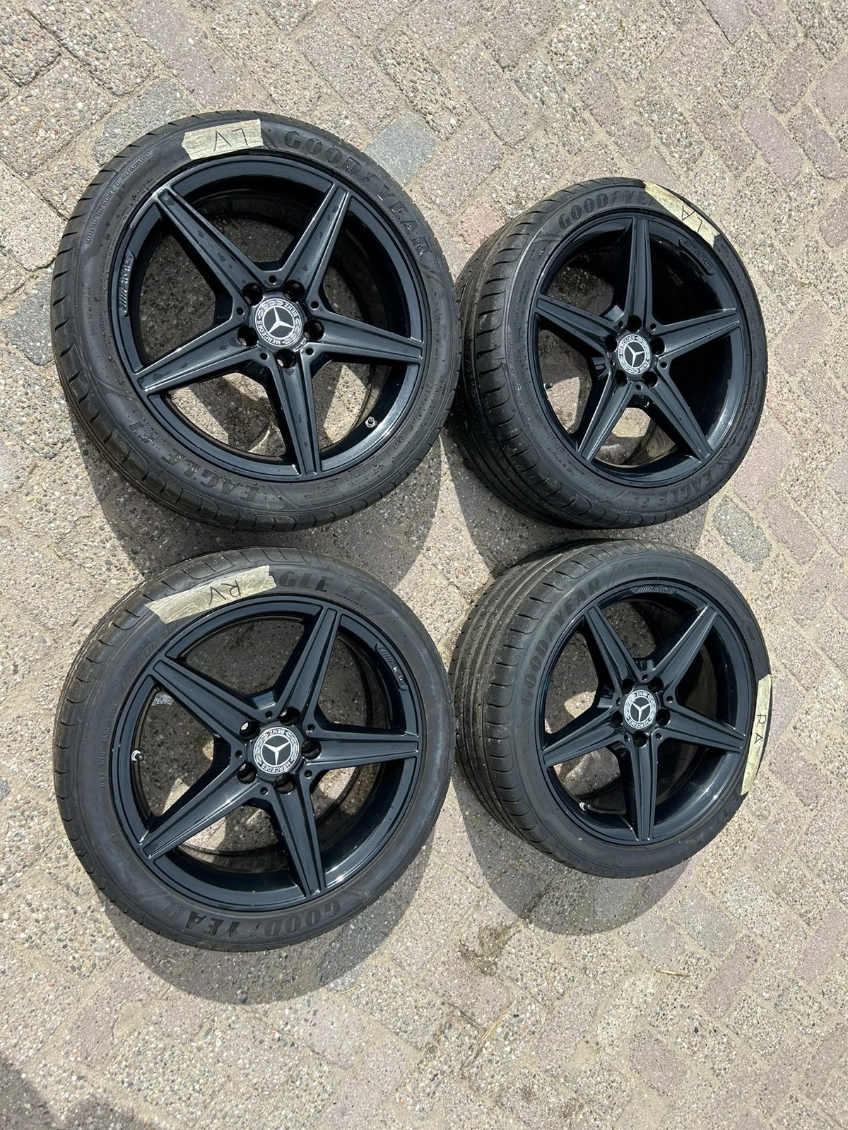 Mercedes c63 amg velgen origineel, Gebruikt, Banden en Velgen, Personenwagen, Zomerbanden