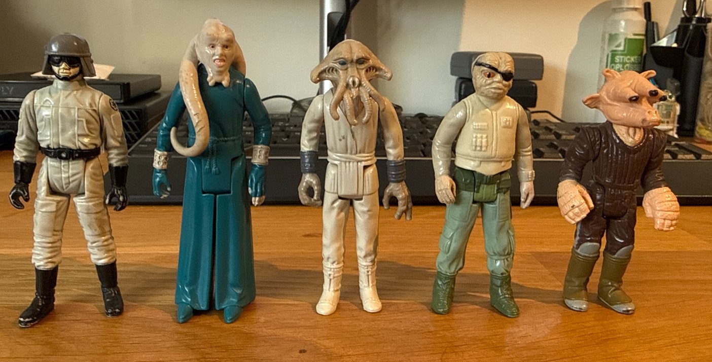 5x Star Wars Vintage Actiefiguren, Ophalen of Verzenden, Gebruikt, Actiefiguurtje