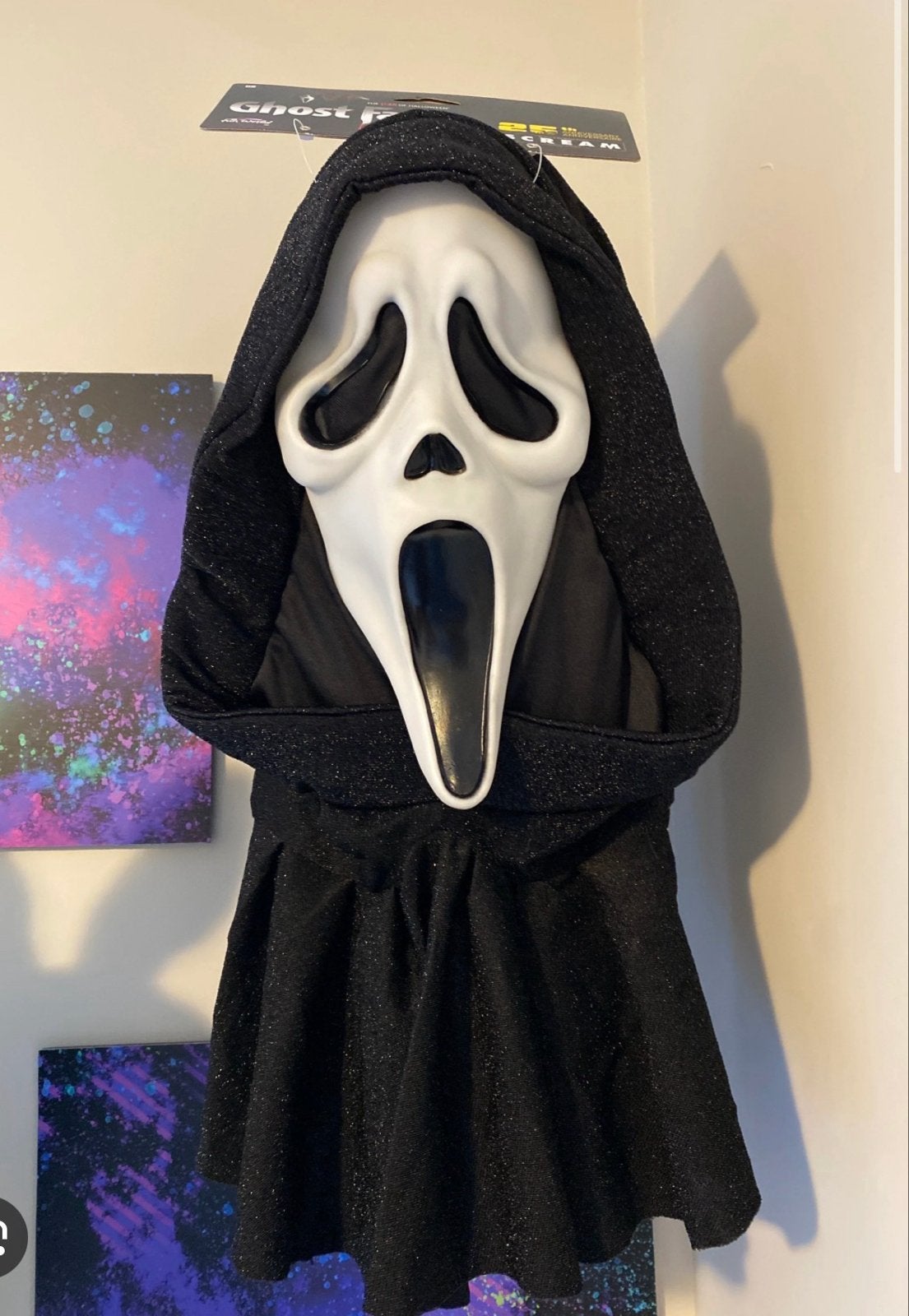 Ghostface Scream ANNIVERSARY MASK, Maat 38/40 (M), Ophalen of Verzenden, Zo goed als nieuw, Halloween