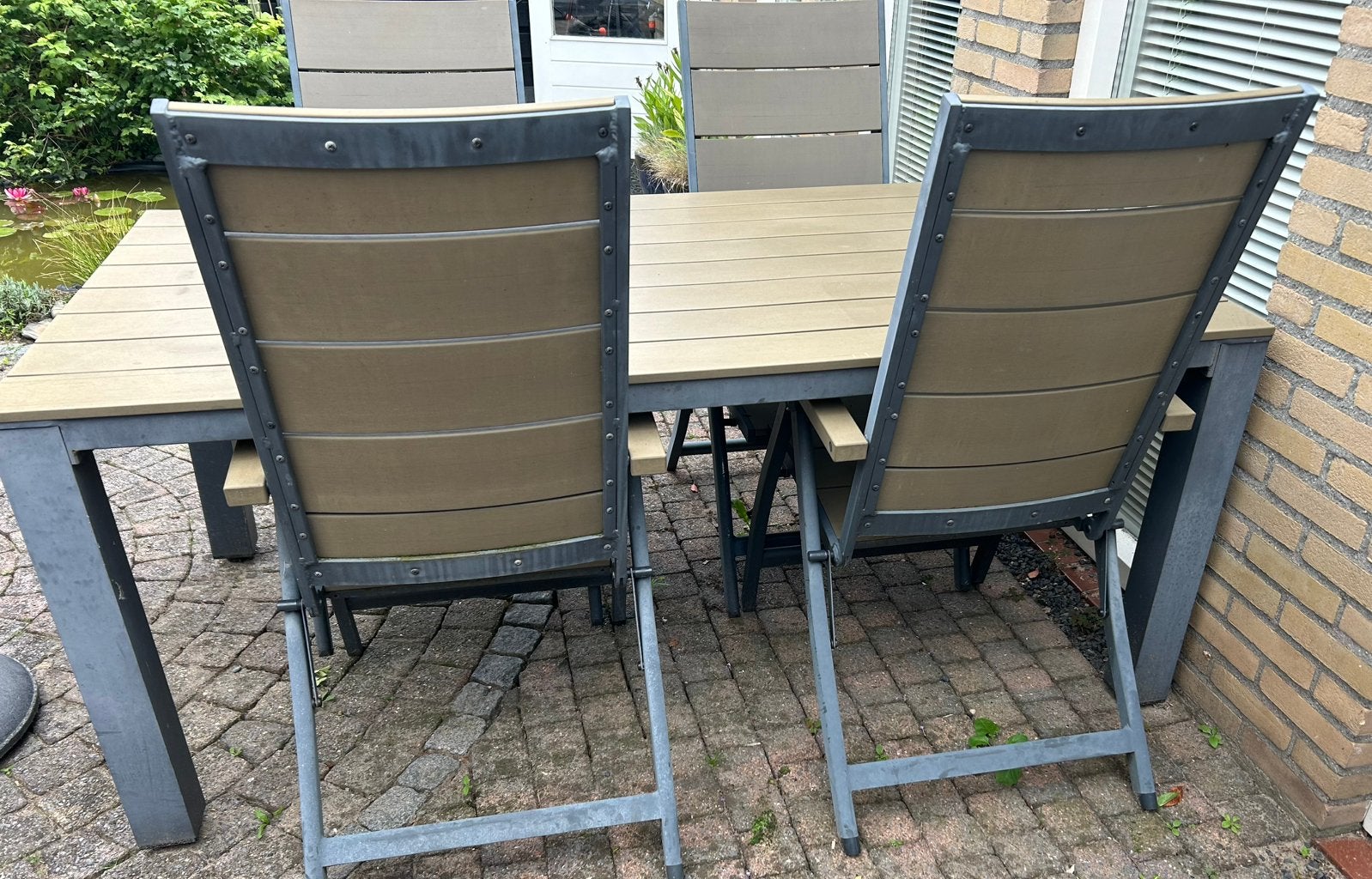 Tuinset, Ophalen, Gebruikt