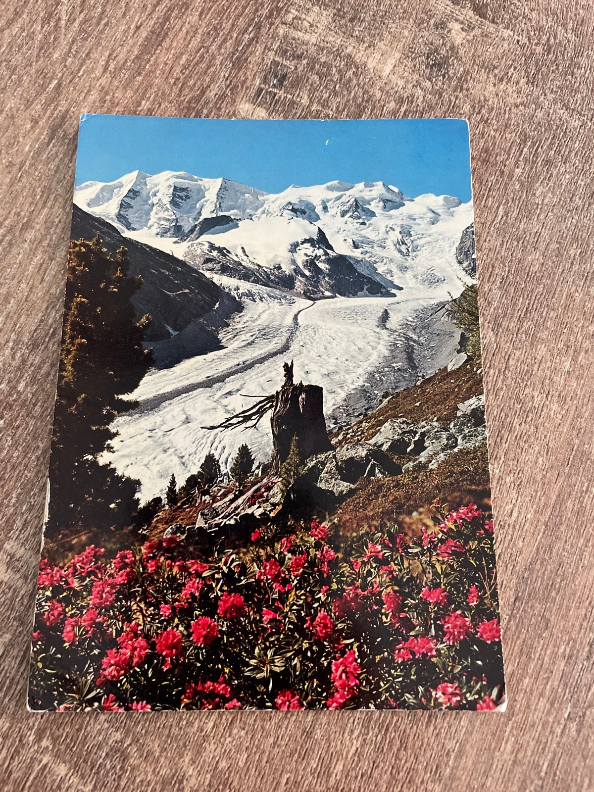 Oostenrijkse Alpen ansichtkaart - Motteratschgletsjer, Ophalen of Verzenden, 1960 tot 1980, Gelopen, Oostenrijk