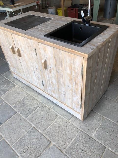 buitenkeuken van gebr steigerhout, Ophalen of Verzenden, Nieuw, Houtskool