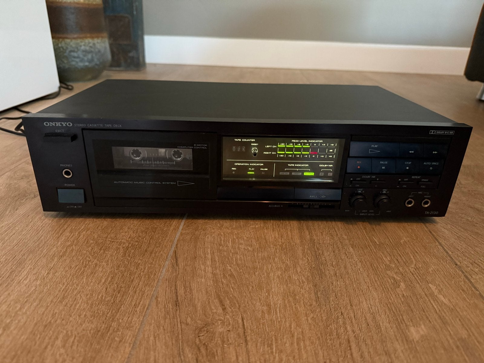 Onkyo TA-2130 Stereo Cassettedeck - Vintage Audio, Ophalen, Enkel, Overige merken, Tiptoetsen