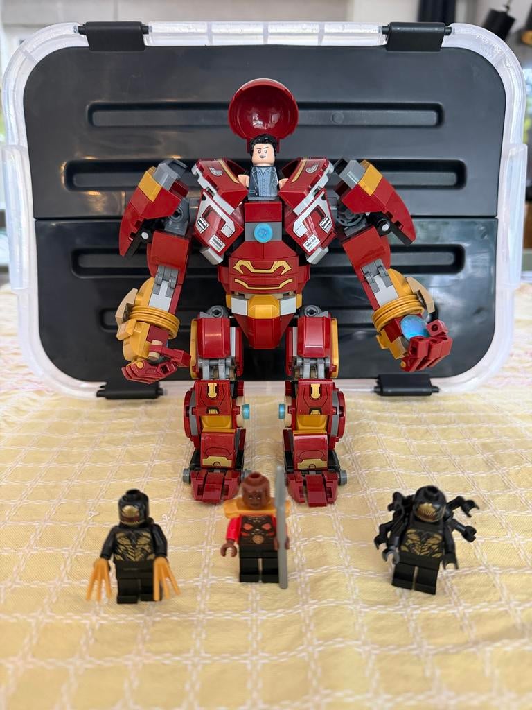 Lego Marvel 76247 Hulkbuster: The Battle of Wakanda, Gebruikt, Marvel, Lego, Ophalen of Verzenden