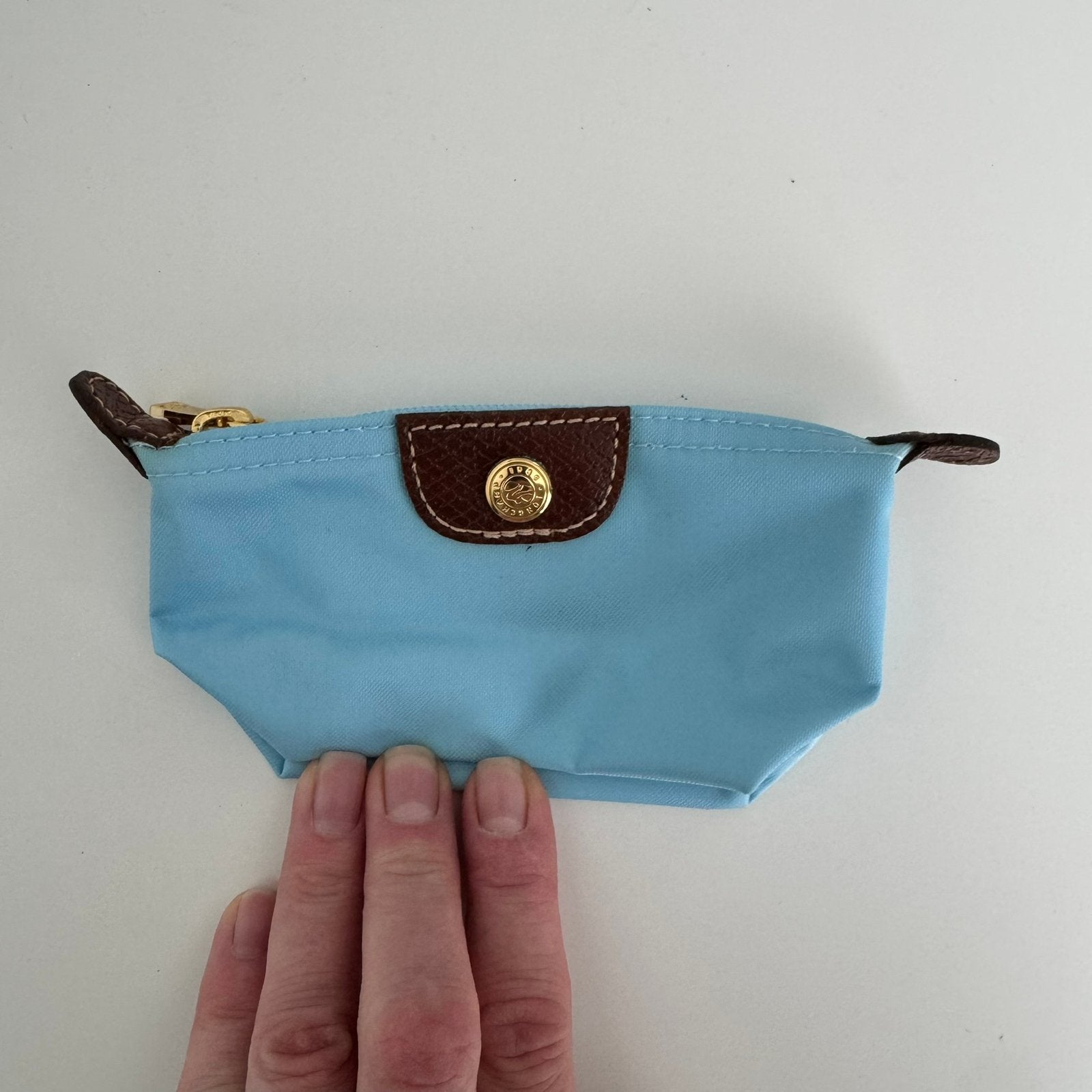 Longchamp portemonnaie lichtblauw nieuw, Verzenden, Nieuw, Blauw, Overige merken
