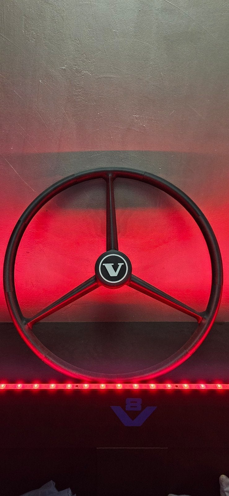 3D geprint Volvo 3 spaak stuur zwart voor MOZA gaming stuur, Hobby en Vrije tijd, Ophalen of Verzenden, Nieuw