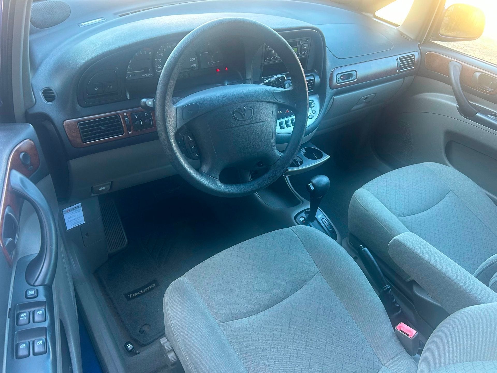 Daewoo Tacuma 2.0 Class|2E EIG|AUTOMAAT|NAP|AIRCO|APK09-2027, Auto's, Daewoo, 1998 cc, Gebruikt, Blauw, Origineel Nederlands