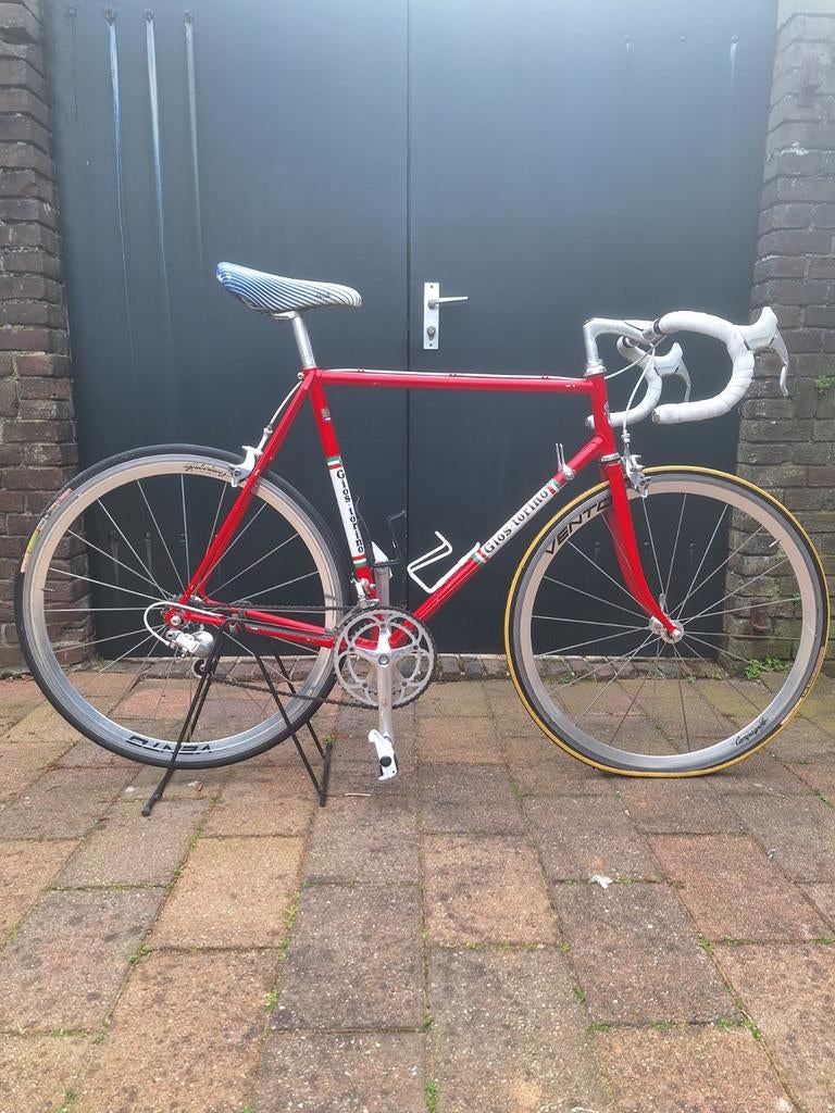 Mooie Gios Torino maat 58.5 ct met Campagnolo onderdelen, Fietsen en Brommers, Fietsen | Racefietsen, Gebruikt, 57 tot 61 cm, Ophalen
