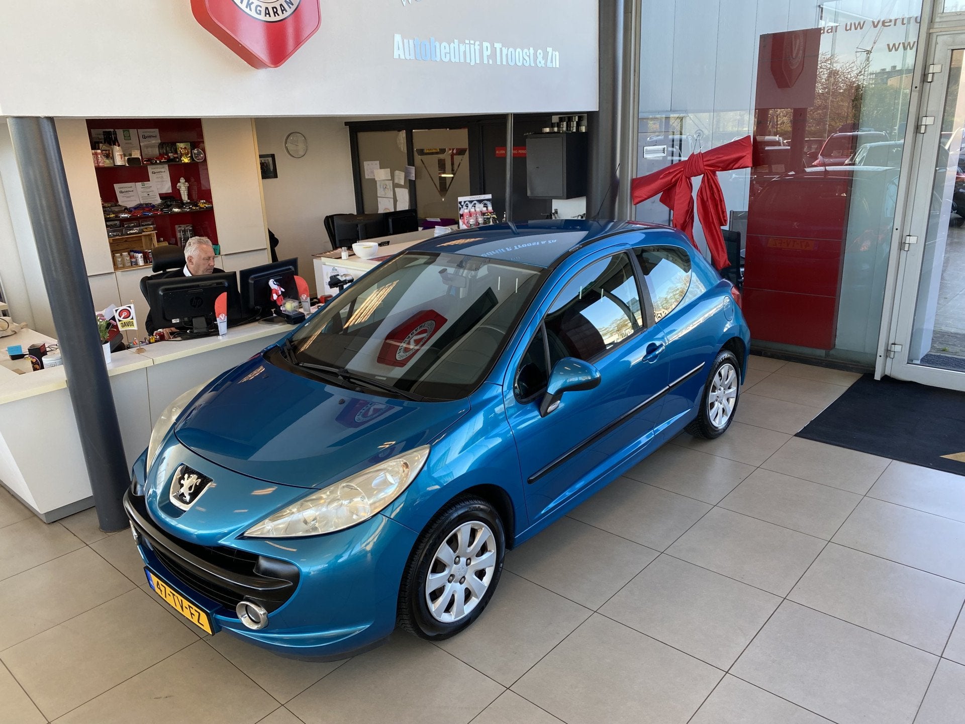 Peugeot 207 1.4-16V XS,5 Zits,Airco,Elektrischpakket,Central, Voorwielaandrijving, Stof, Zwart, Blauw