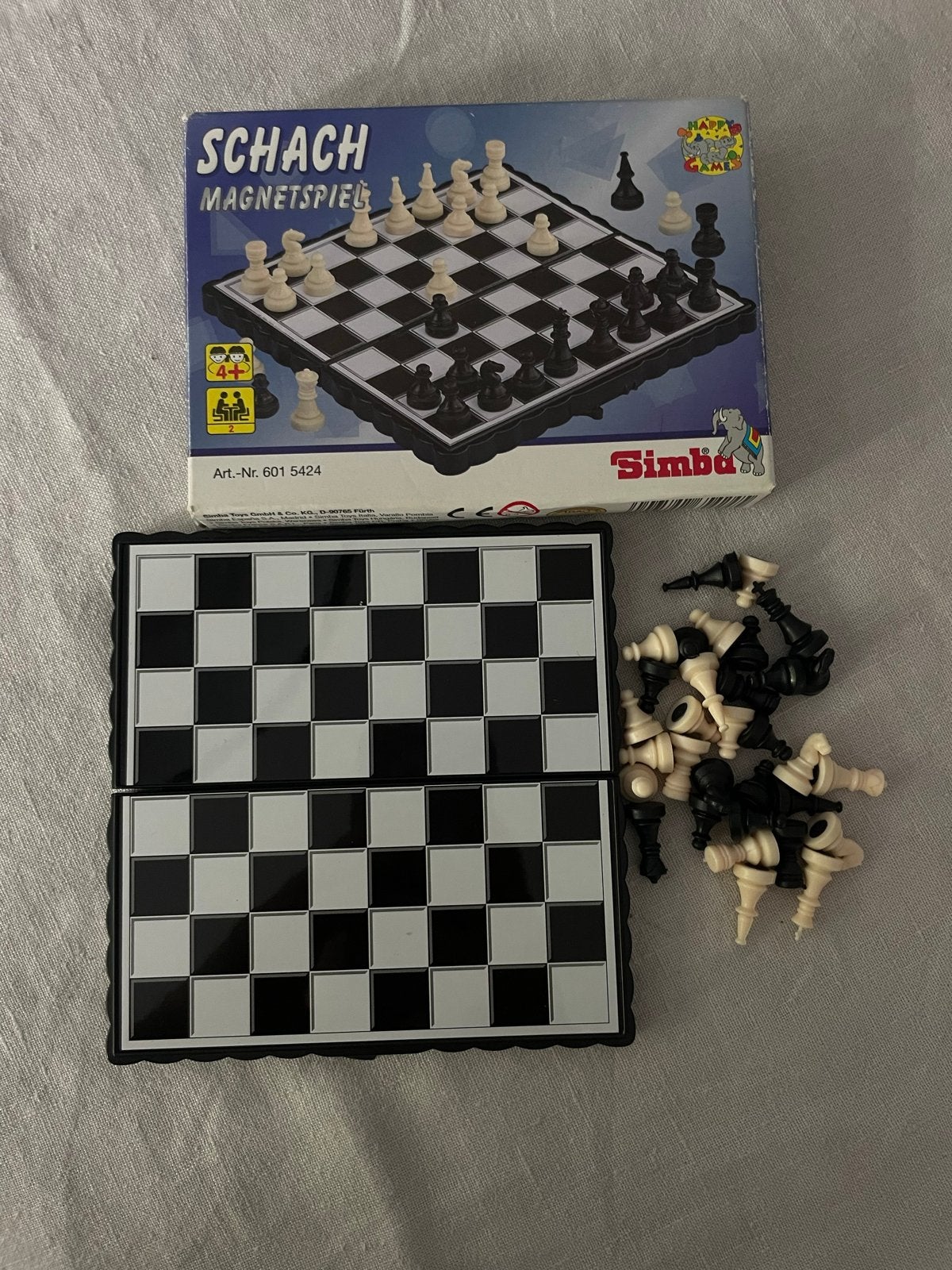 Simba Schach Magnetspel - Reis schaakspel, Een of twee spelers, Ophalen, Gebruikt, Reisspel