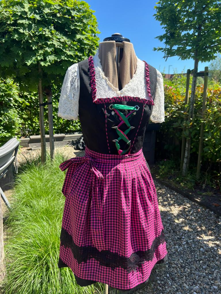 Dirndl 3-delig maat 36 Birkhahn mode, Kleding | Dames, Carnavalskleding en Feestkleding, Zo goed als nieuw, Overige thema's, Maat 36 (S)