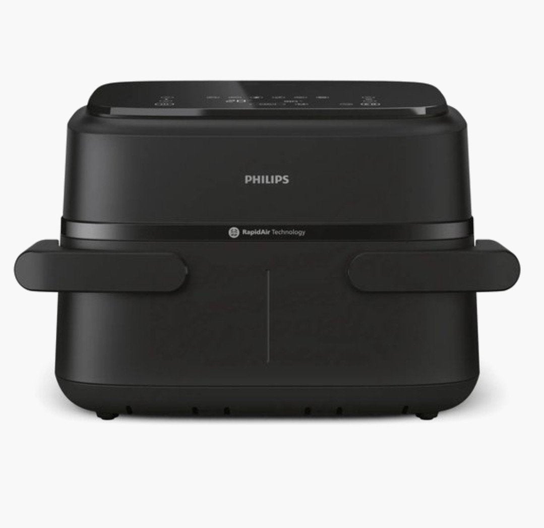 Philips Airfryer met dubbele manden - RapidAir Technologie, Ophalen, Zo goed als nieuw, Airfryer, 1500 gram of meer
