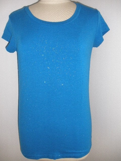 VILA t- shirt blauw met glitters maat L - nieuw -, Maat 38/40 (M), Blauw, Nieuw, Ophalen of Verzenden