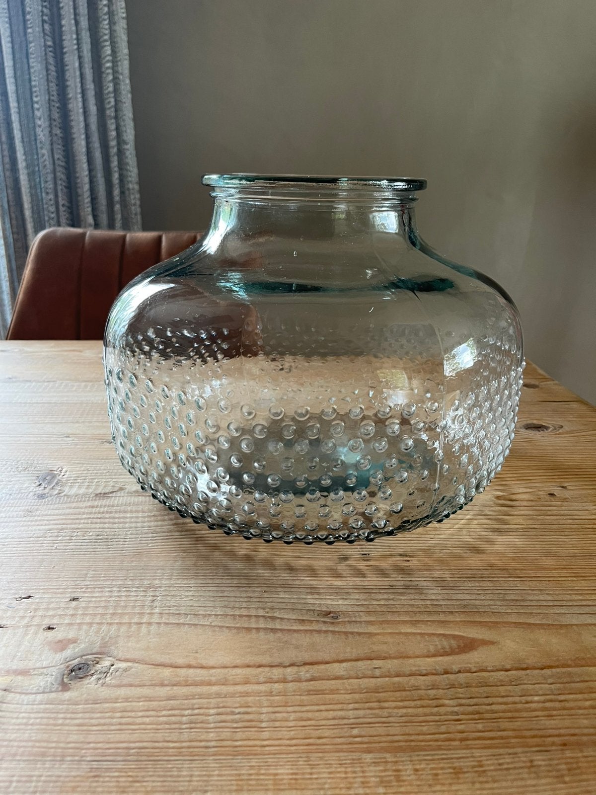 Mooie vaas 30 cm doorsnede 1x gebruikt, Huis en Inrichting, Ophalen, Zo goed als nieuw
