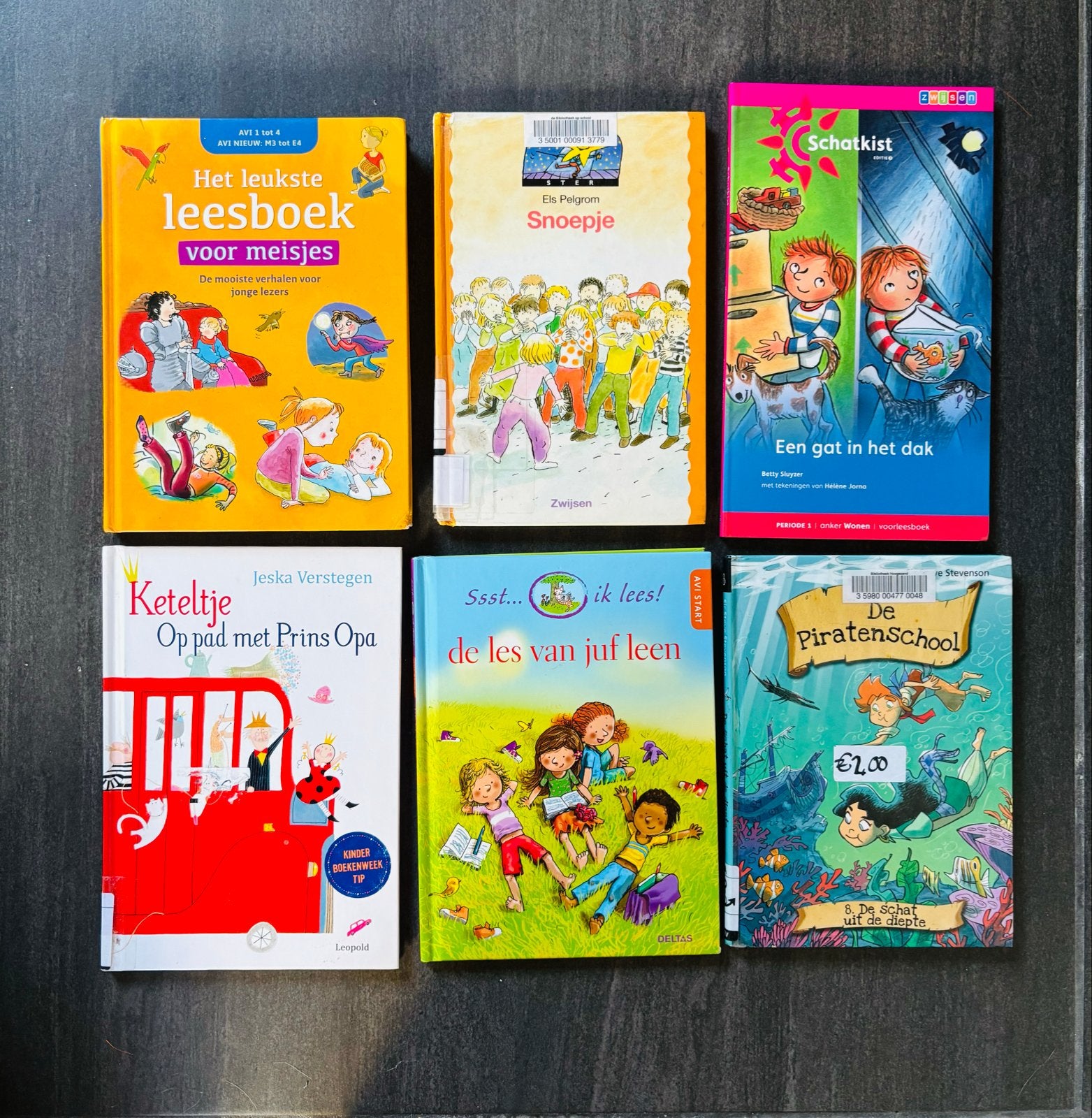 6 kinderboeken, Ophalen of Verzenden, Gelezen, Sprookjes