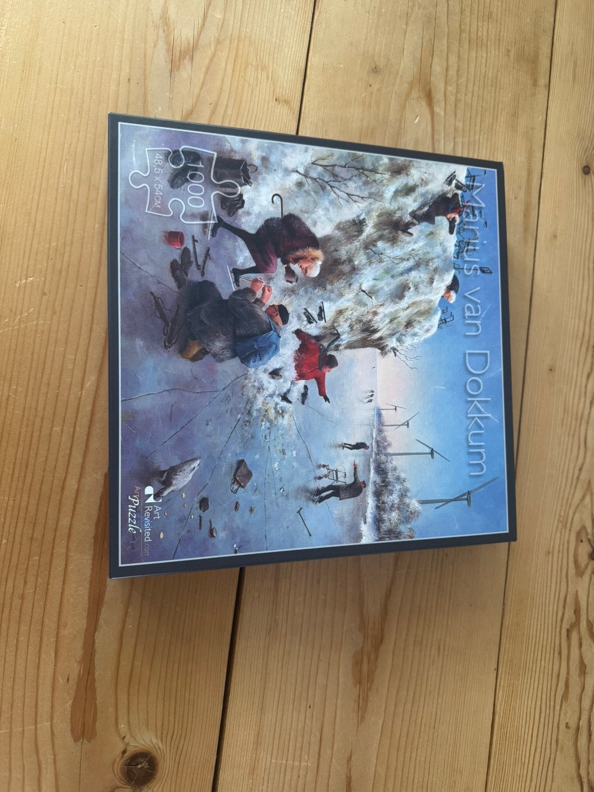 Marius van dokkum Puzzel met puzzelkleed, Hobby en Vrije tijd, Ophalen of Verzenden, 500 t/m 1500 stukjes, Zo goed als nieuw