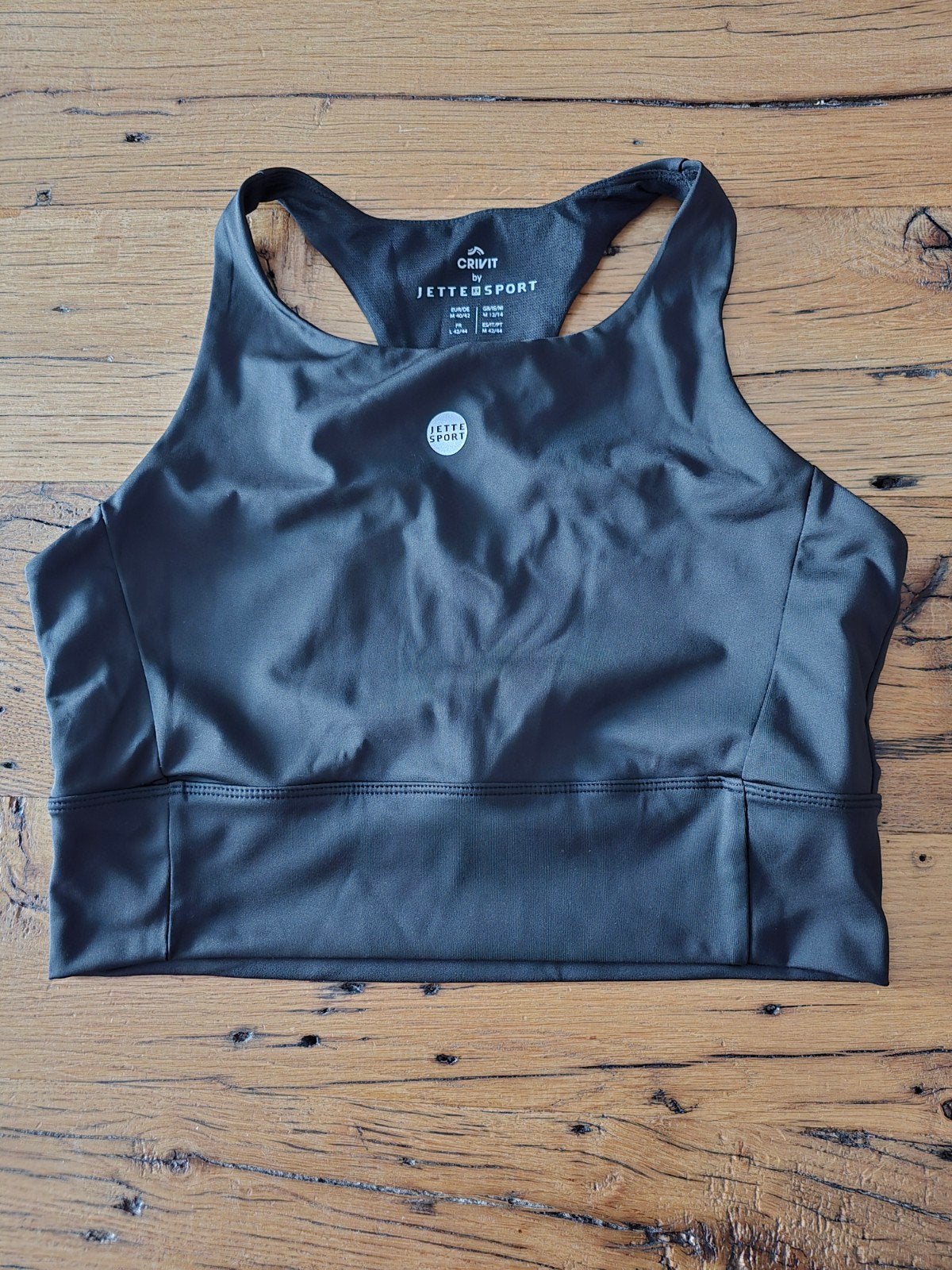 Te koop nieuw zwarte dames sportbh maat M merk Crivit., Kleding | Dames, Sportkleding, Maat 38/40 (M), Zwart, Overige typen, Nieuw