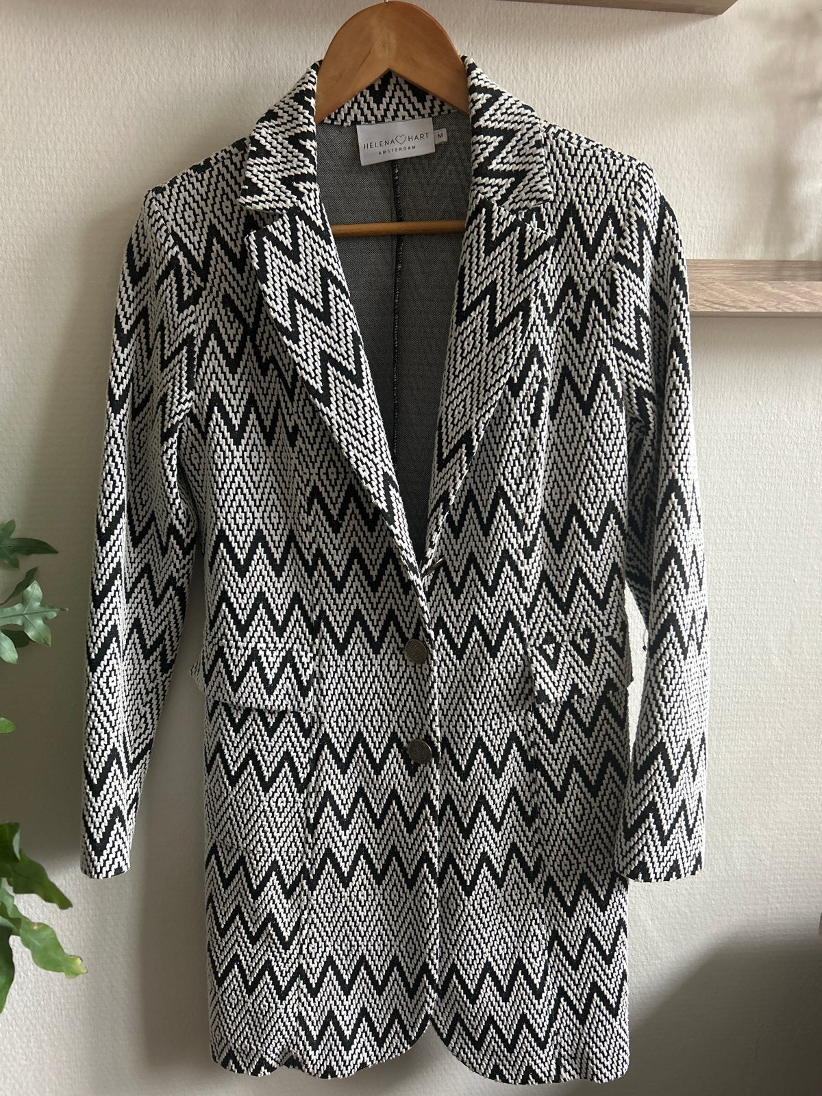 Helena Hart Blazer Maat M - Goede Staat, Kleding | Dames, Maat 38/40 (M), Zwart, Ophalen of Verzenden, Zo goed als nieuw