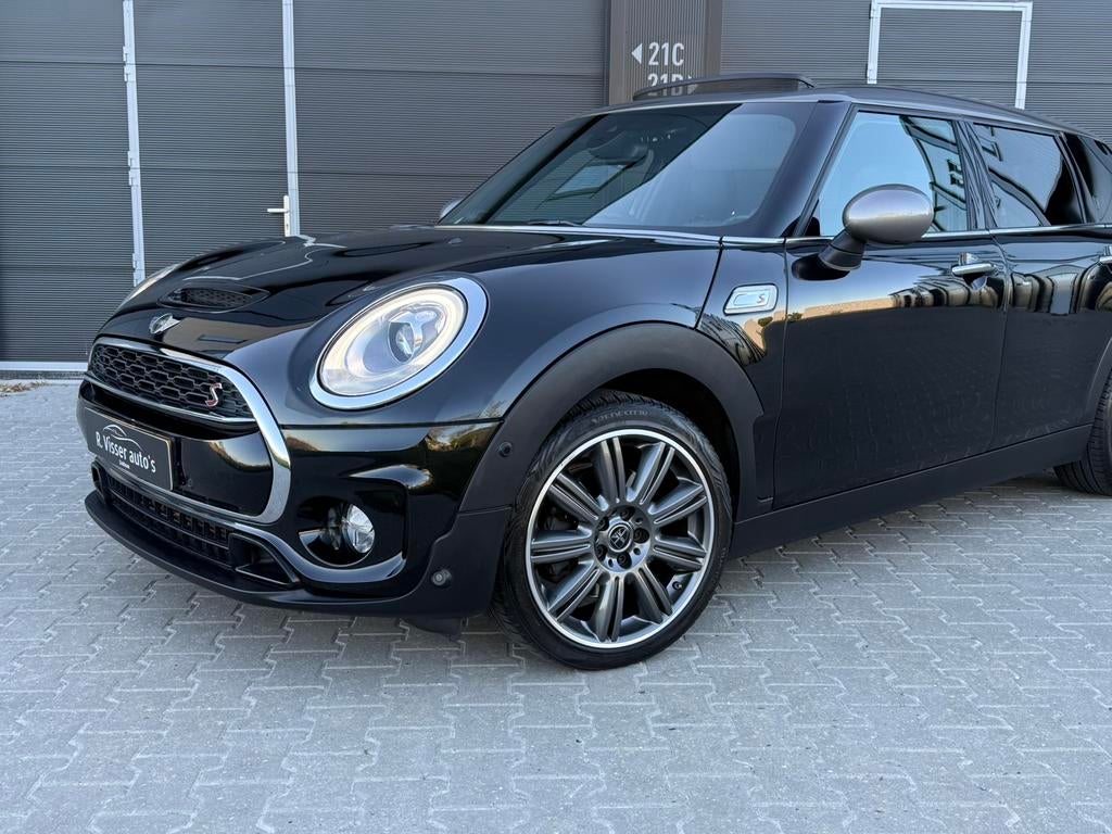 Mini Clubman S 2.0 2017 Pano/NAP!/Leder/harman&kardon/Jcw, Auto's, Mini, Bluetooth, Zwart, Onderhoudsboekje, 17 km/l