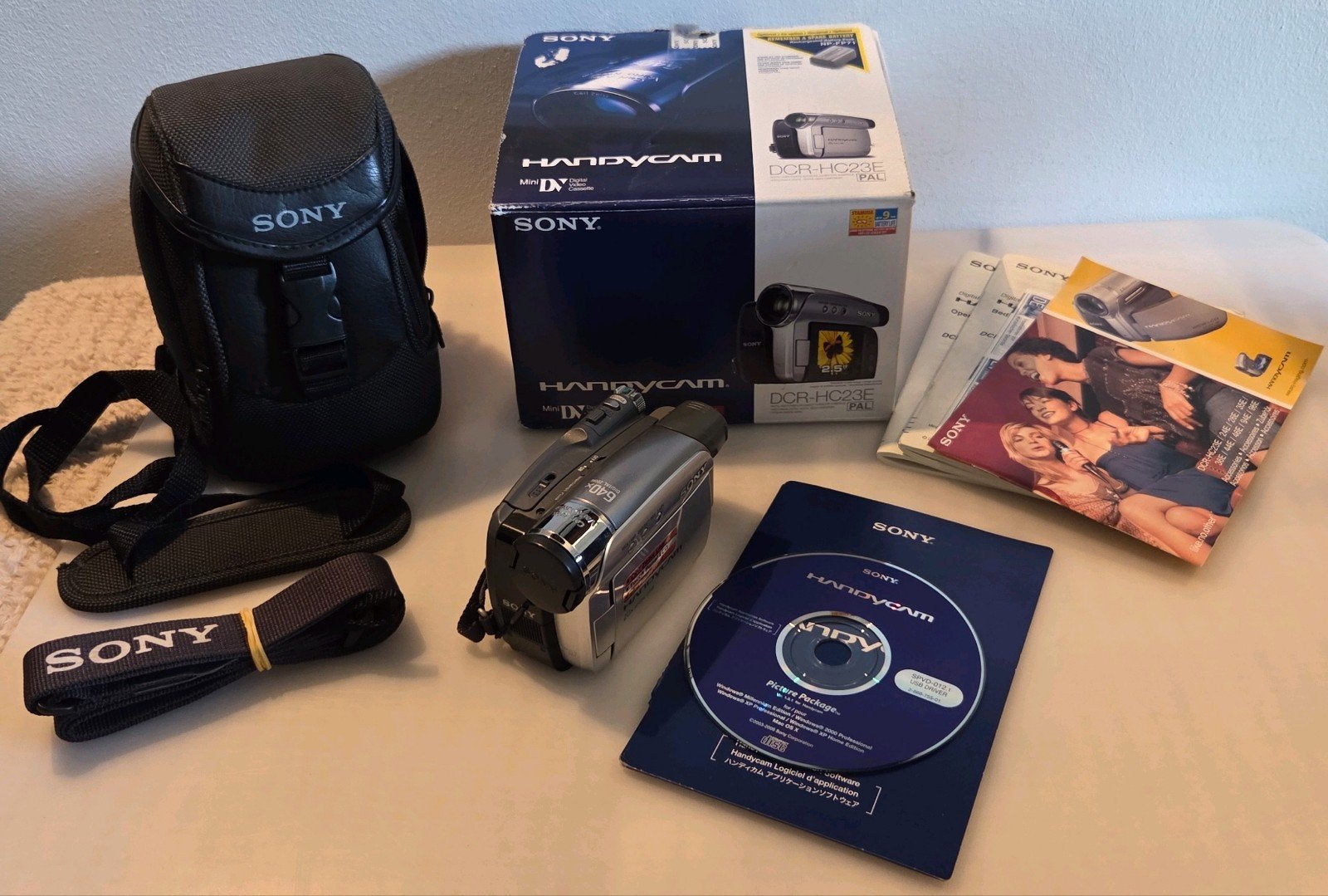 Sony DCR-HC23 Handycam Mini DV Camcorder, Audio, Tv en Foto, Videocamera's Digitaal, Verzenden, N, N, N