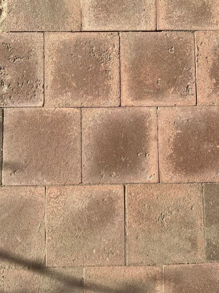 5 m2 tegels 20x20 cm - voor terras of pad, Ophalen, Overige materialen, Gebruikt, Overige typen