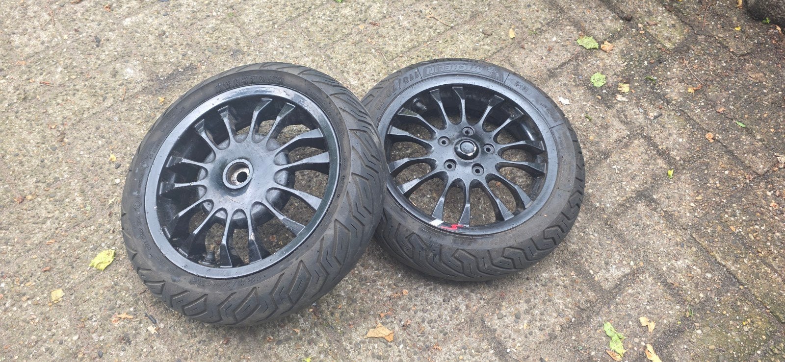 Vespa sprint velgen set, Fietsen en Brommers, Ophalen