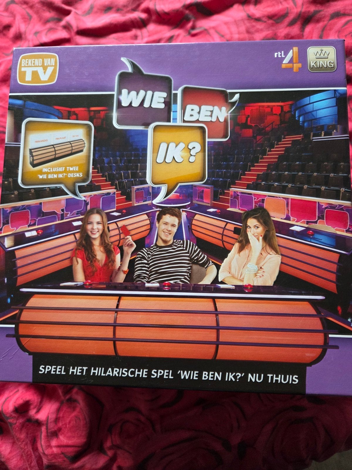 Wie Ben Ik? RTL4 TV Spel - Bekend van TV, Drie of vier spelers, Ophalen, Gebruikt, RTL4 / King