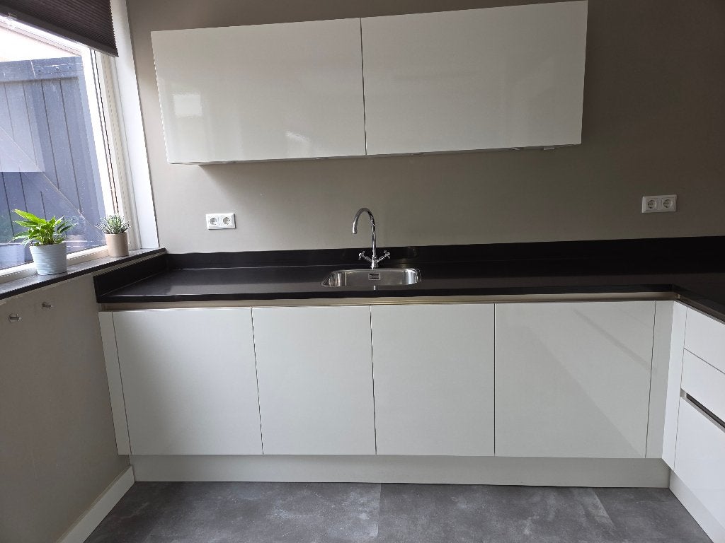 Bruynzeel L-keuken, Huis en Inrichting, Ophalen, Wit, Enkelwandige keuken, Zo goed als nieuw