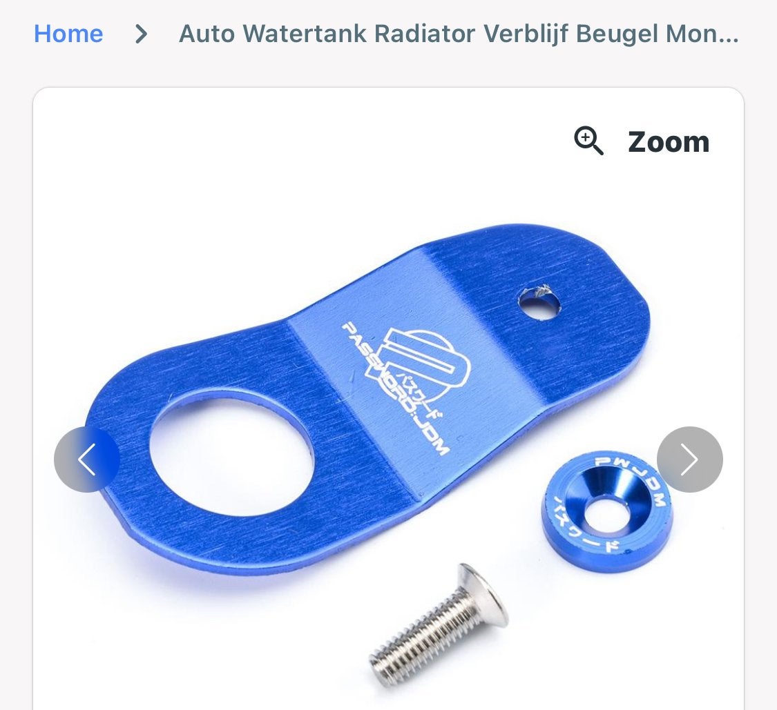 Radiateur steunen 2 stuks, verstelbaar - Blauw, Ophalen, Nieuw, Universele onderdelen