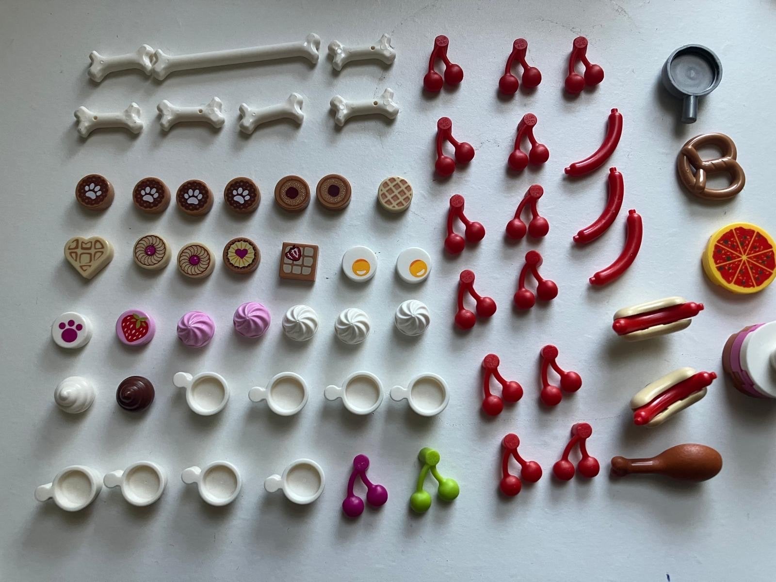 Lego Friends/City voedsel en accessoires set, Ophalen of Verzenden, Zo goed als nieuw, Jongen of Meisje