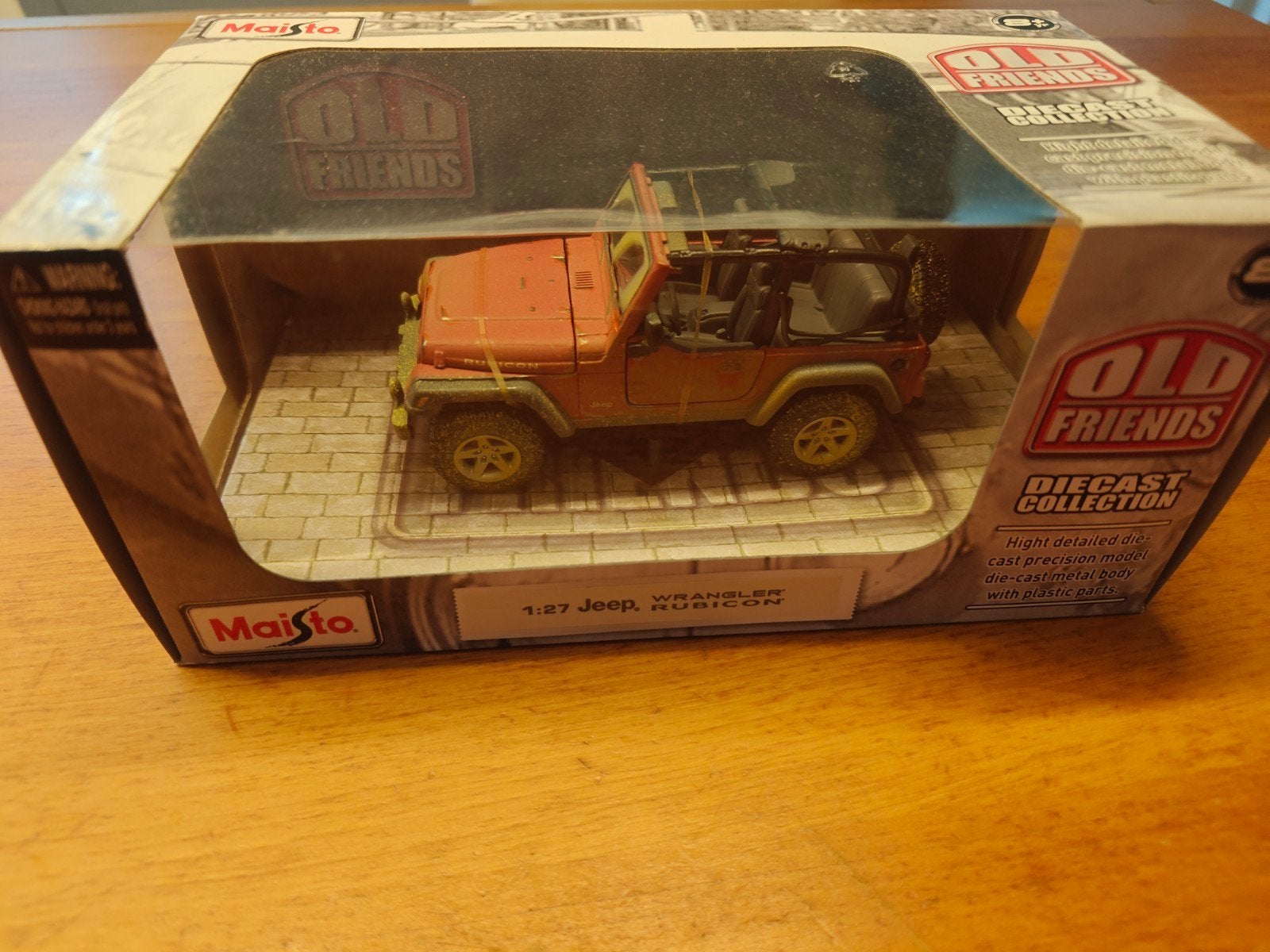 Maisto Old Friends Diecast Jeep Wrangler Rubicon 1:27, Ophalen of Verzenden, Nieuw, Auto